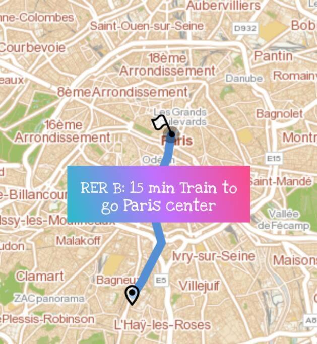 "Spacieux Et Lumineux" Proche Paris カシャン エクステリア 写真